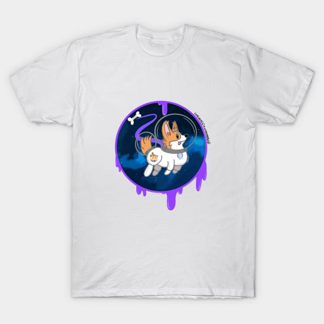 Space Corg T-Shirt by Materiaboitv